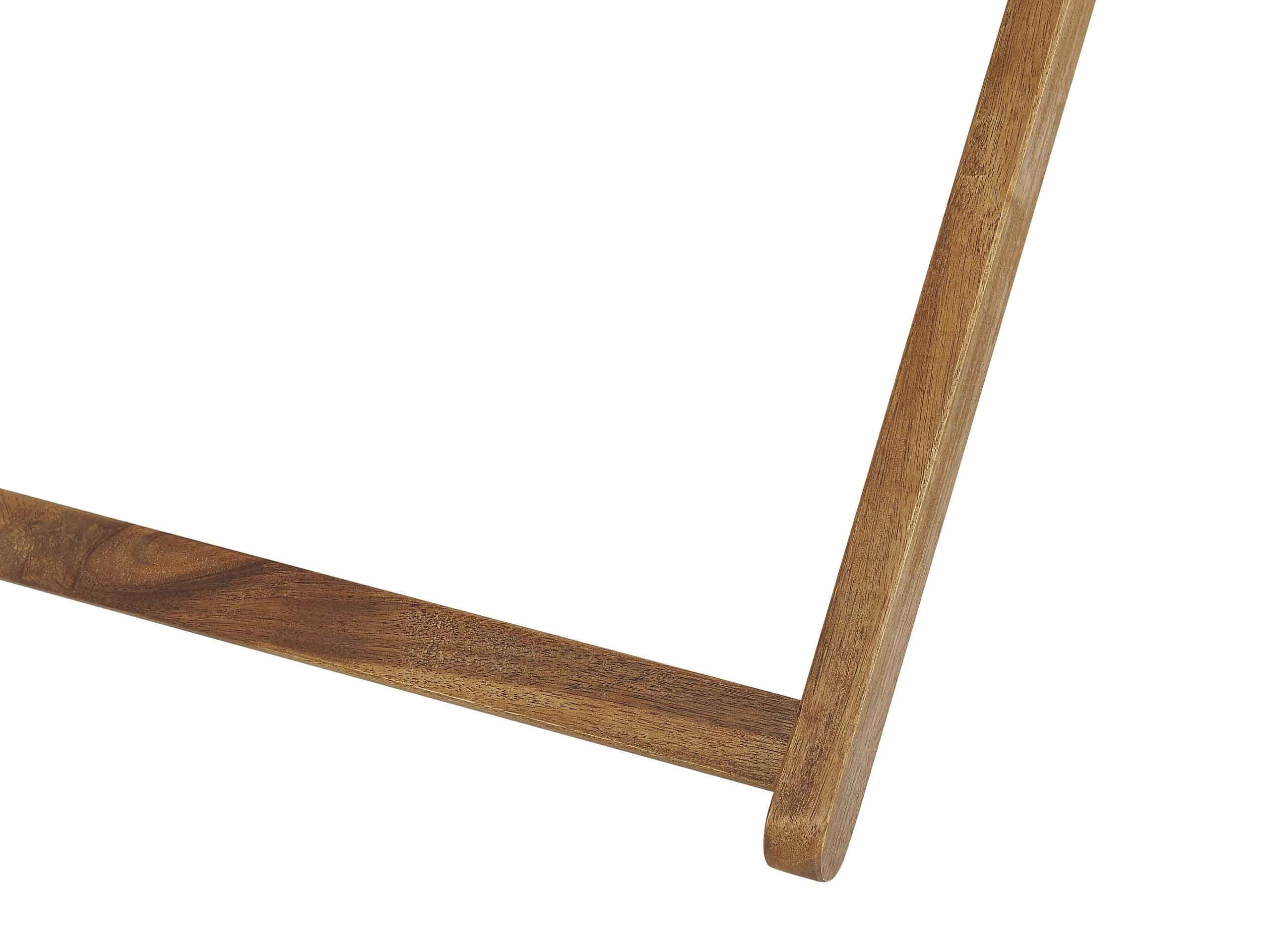 Beliani Zestaw 2 Leżaków Ogrodowych Jasne Drewno Akacjowe Wzór W Rumianek ANZIO - obrazek 9