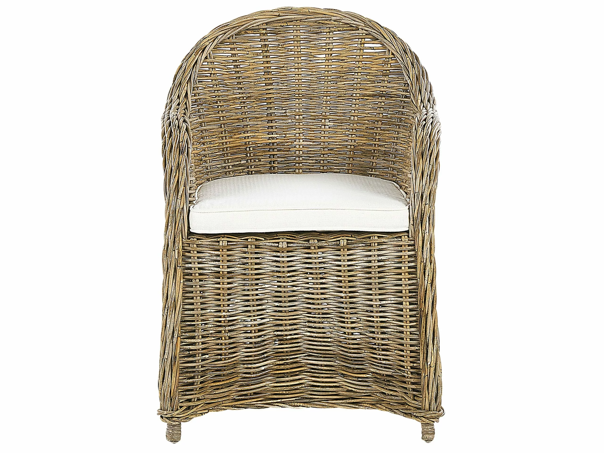 Beliani Zestaw 2 Foteli Ogrodowych Rattanowy Naturalny SUSUA - obrazek 6