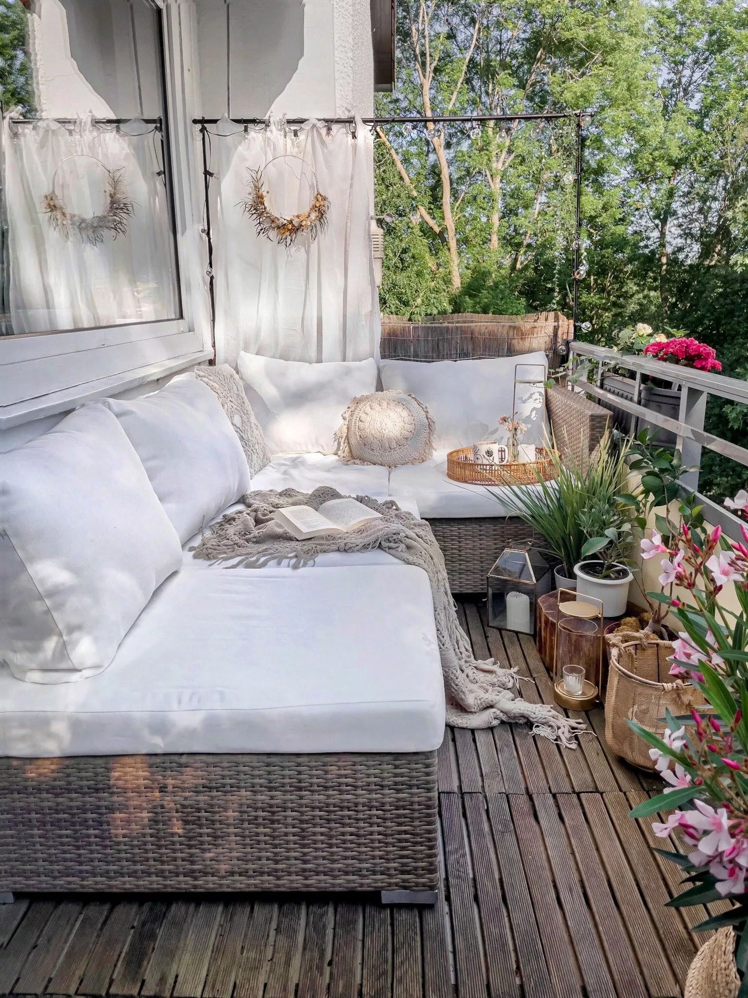 Beliani Zestaw Ogrodowy Z Technorattanu 2-osobowy Brązowy NOTO - obrazek 4