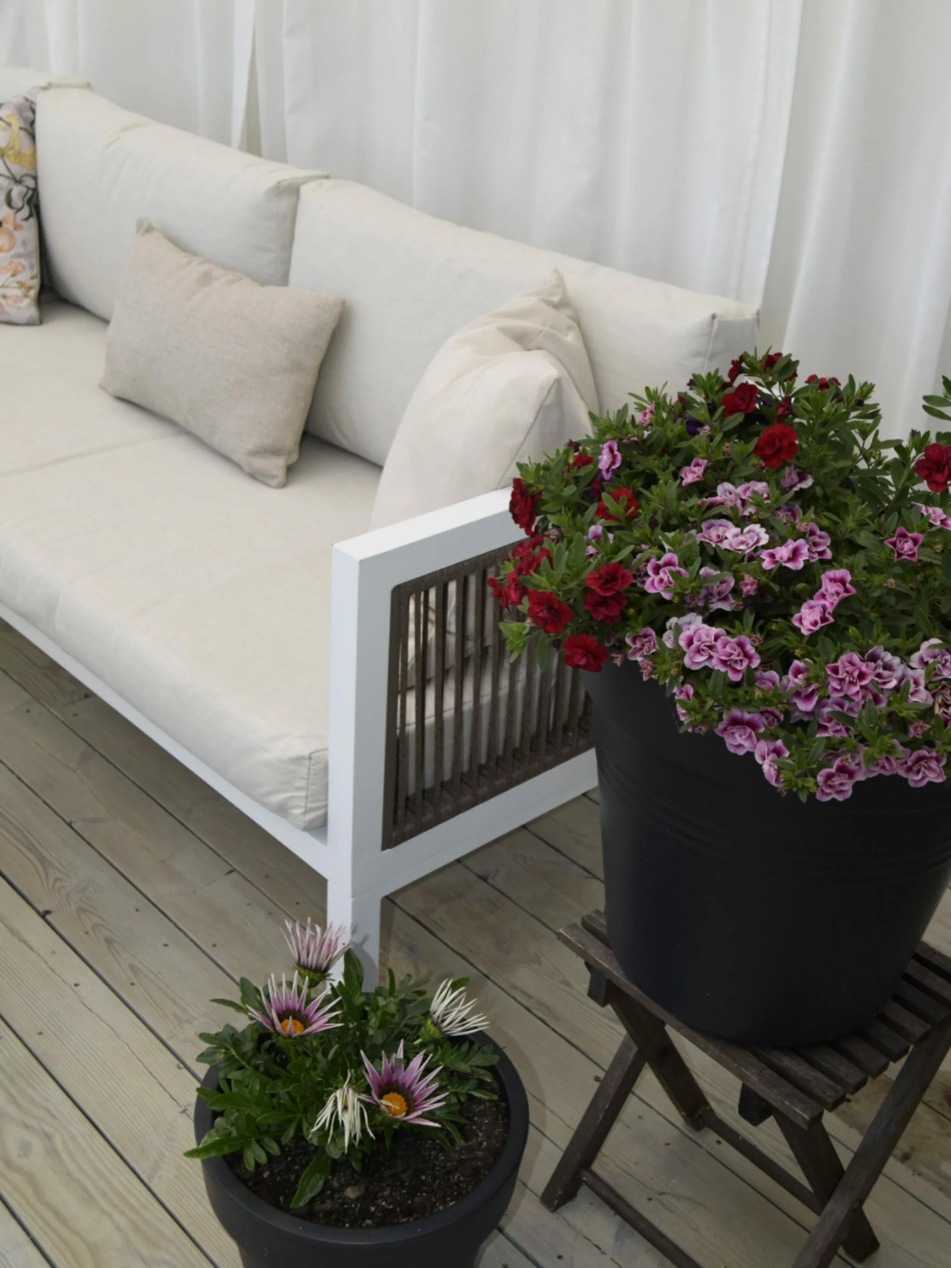 Beliani Zestaw Ogrodowy 4-osobowy Lewostronny Beżowy BORELLO - obrazek 4