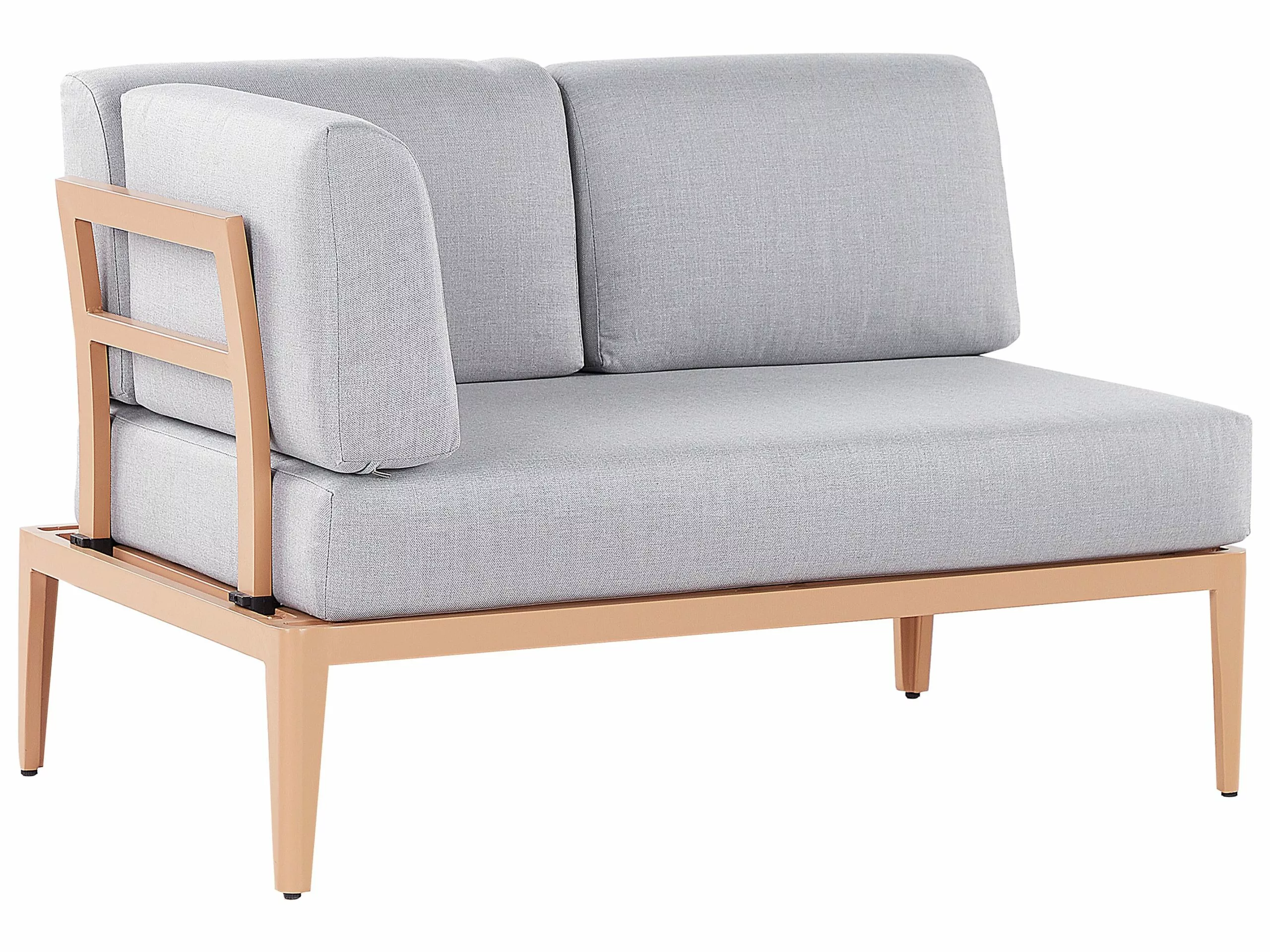 Beliani Zestaw Ogrodowy 6-osobowy Szary RIMA III - obrazek 7