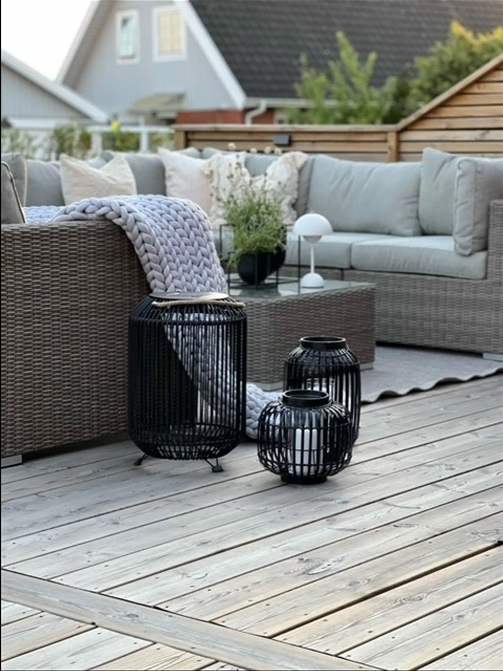 Beliani Zestaw Ogrodowy Z Technorattanu 6-osobowy Lewostronny Brązowy CONTARE - obrazek 3