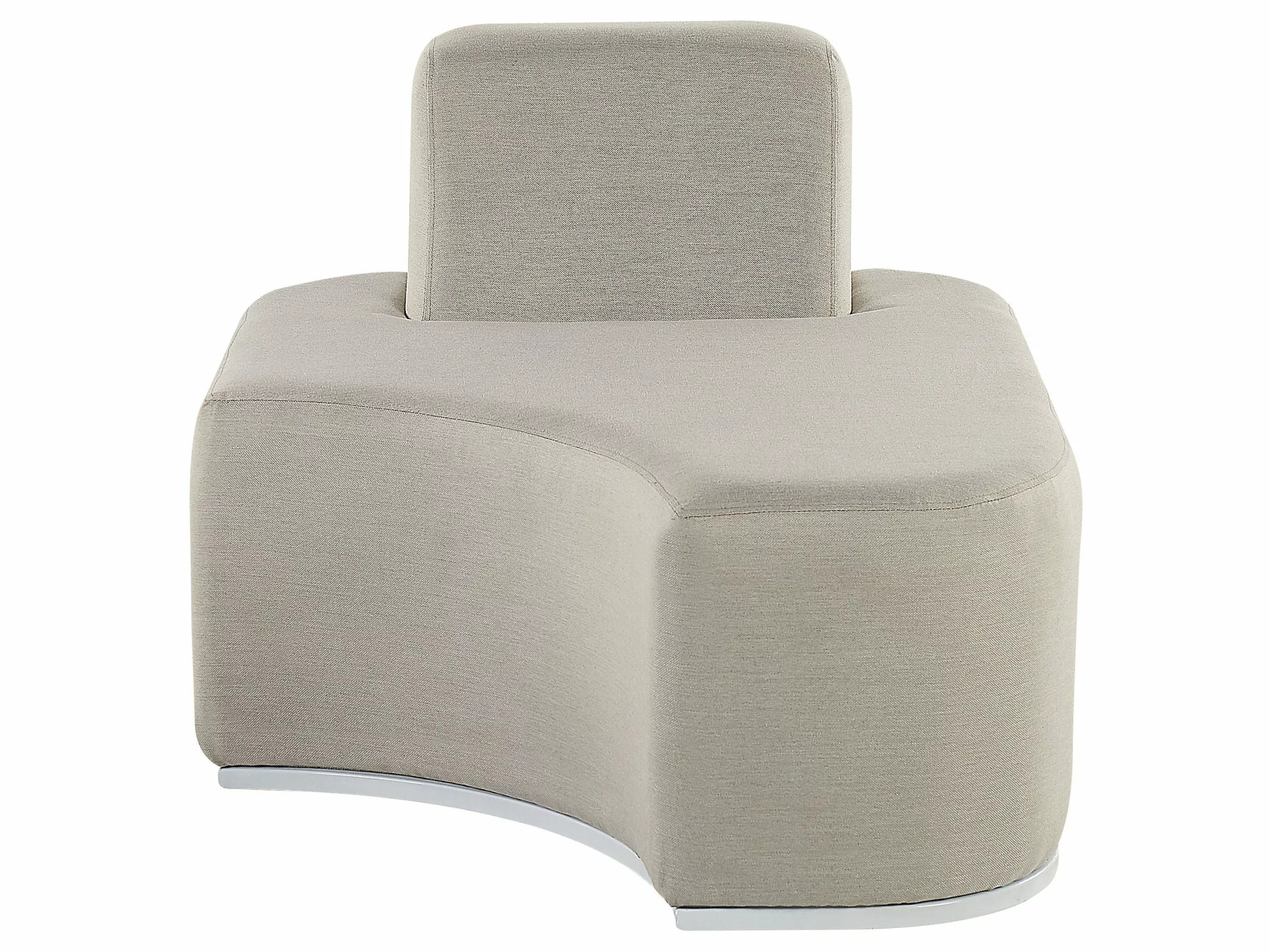 Beliani Zestaw Ogrodowy Czteroosobowy Szary FABRO - obrazek 5