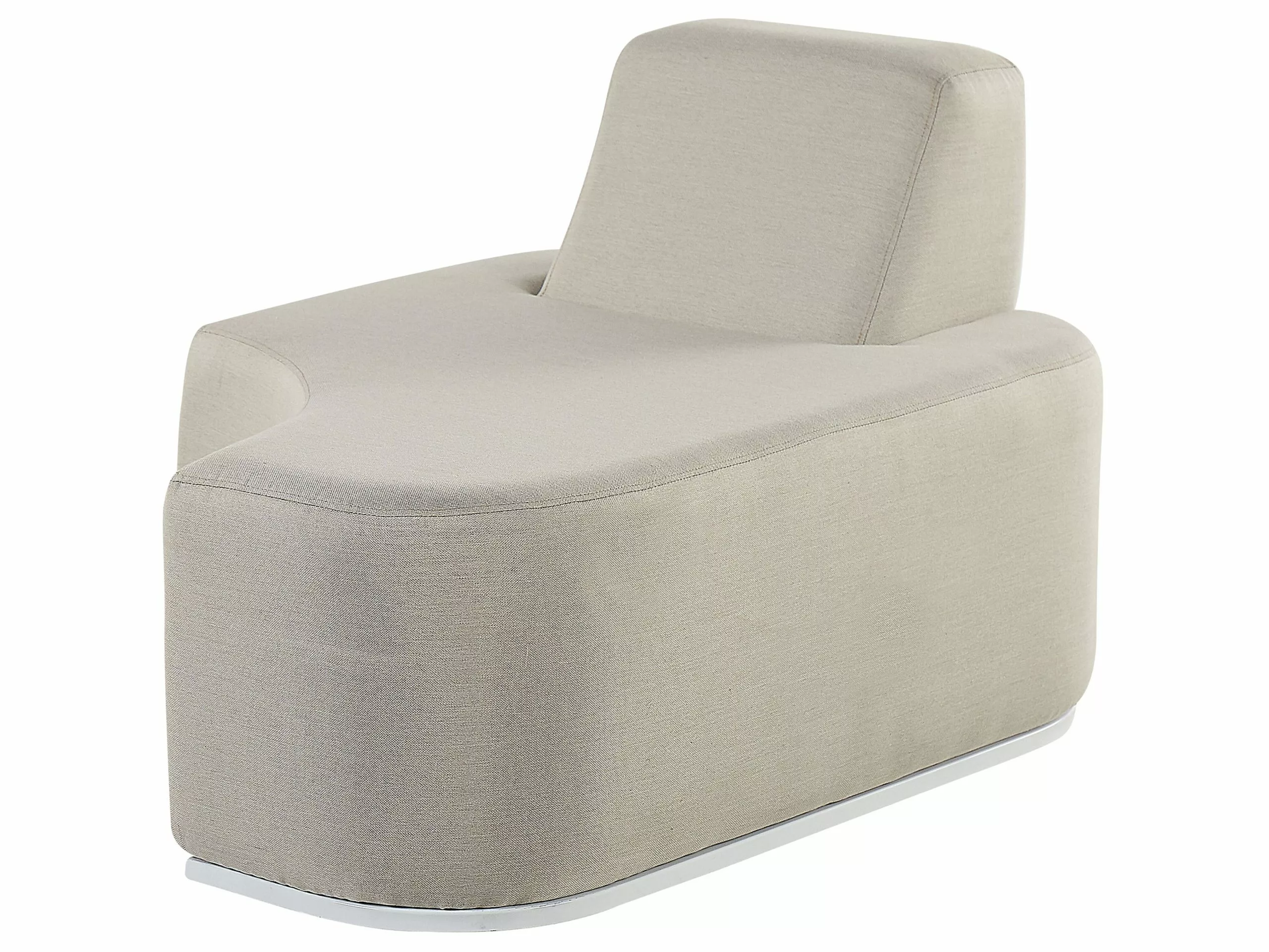 Beliani Zestaw Ogrodowy Czteroosobowy Szary FABRO - obrazek 8