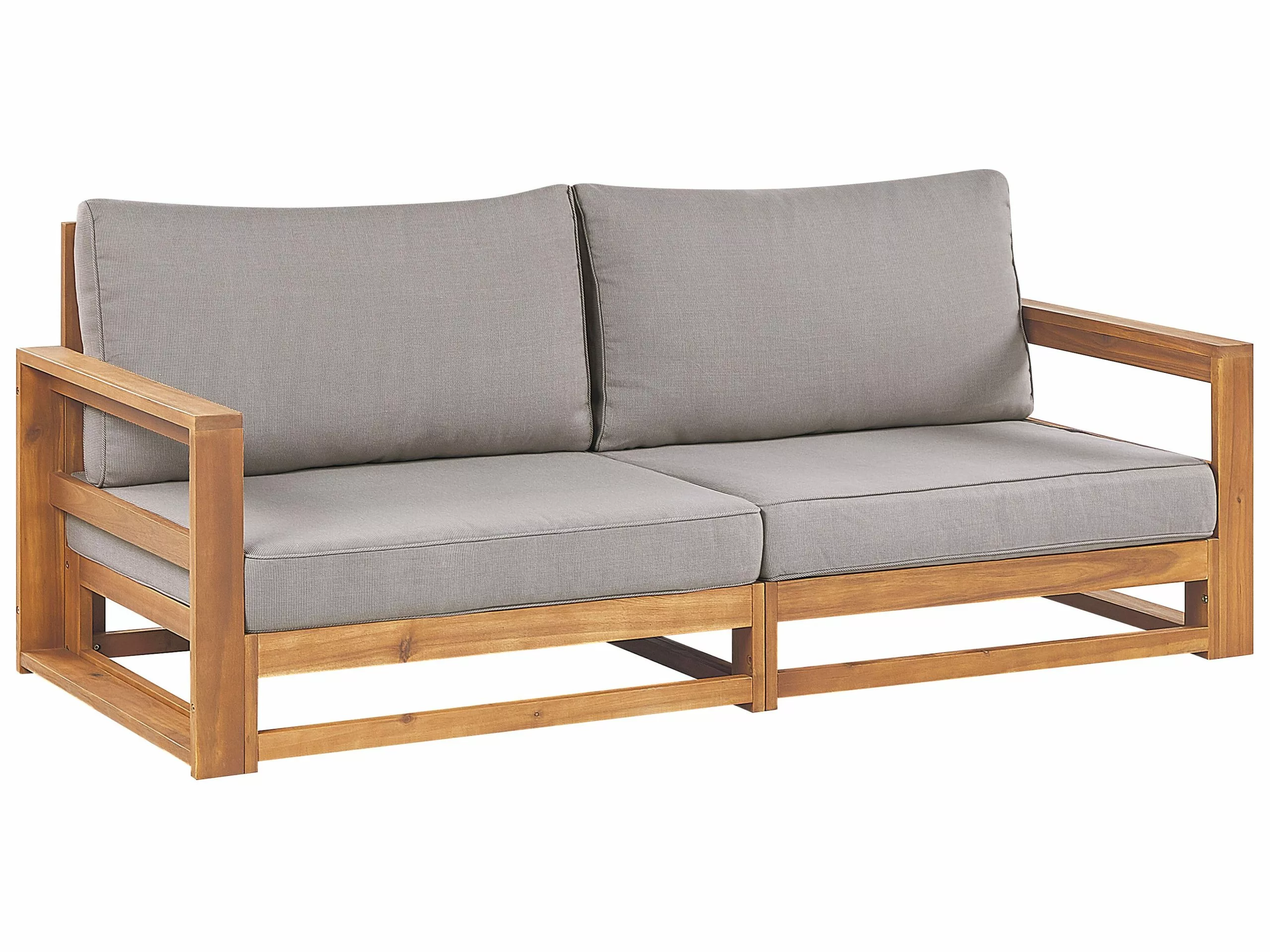 Beliani Zestaw Ogrodowy Drewniany 5-osobowy Jasny TIMOR II - obrazek 6