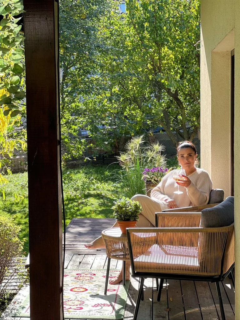 Beliani Zestaw Mebli Balkonowych Z Technorattanu Naturalny GARGANO - obrazek 8